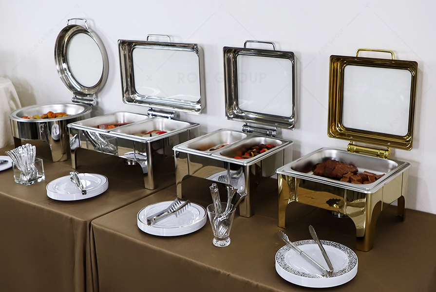 High quality! This buffet stove is perfect for your vegetarian buffet restaurant in New York!