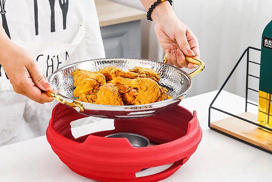 A seafood pot that is often repurchased by buffet restaurant chains