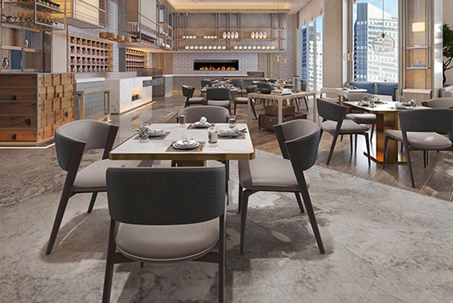 80% of hotel buffet restaurant owners love this set of table and chair