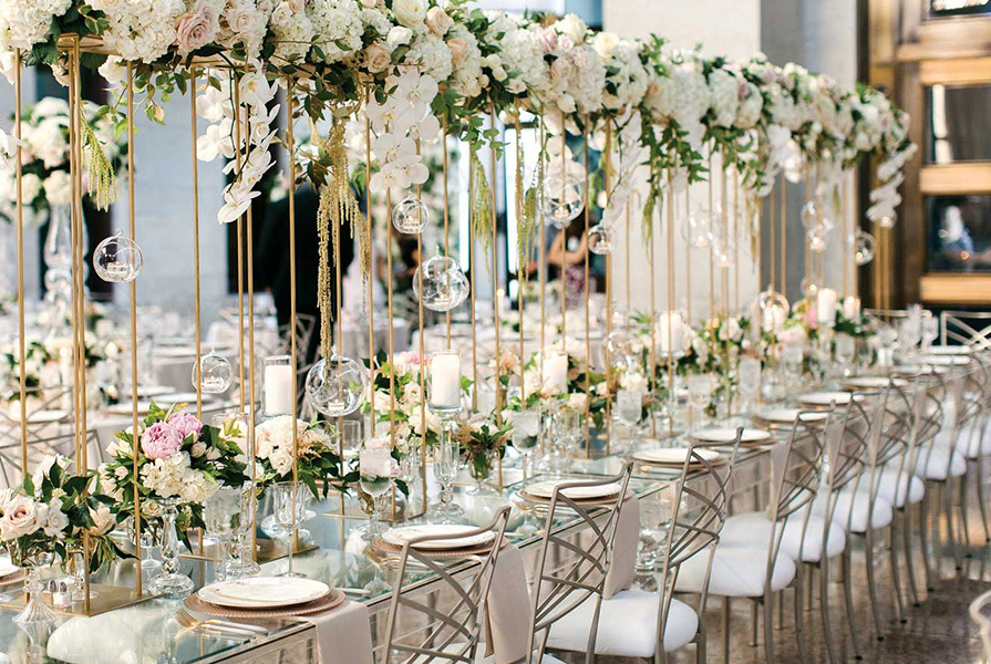 The secrets of wedding decoration of the well-known brands hotel restaurants in the United States to share