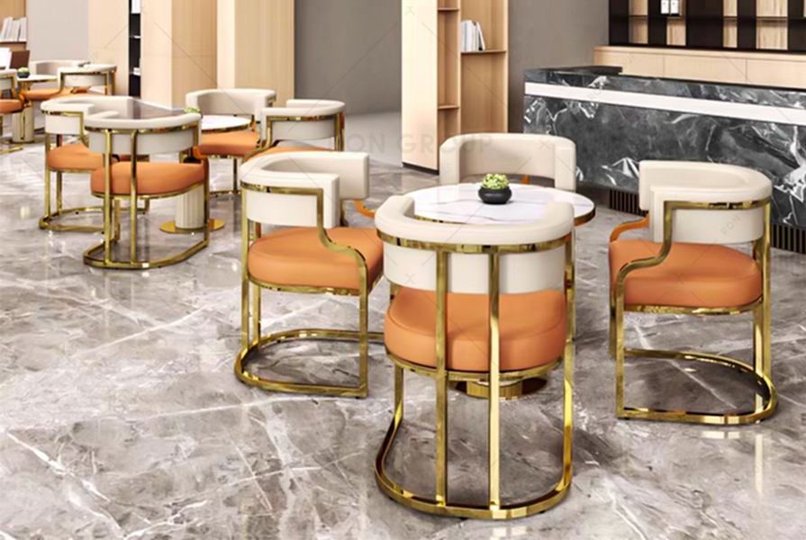 I've heard that these half round dining chairs are on sale, so why don't you get Ron Group to place your order?